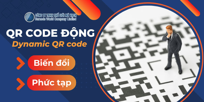 QR code động (QR code biến đổi) là mã vạch thay đổi nội dung