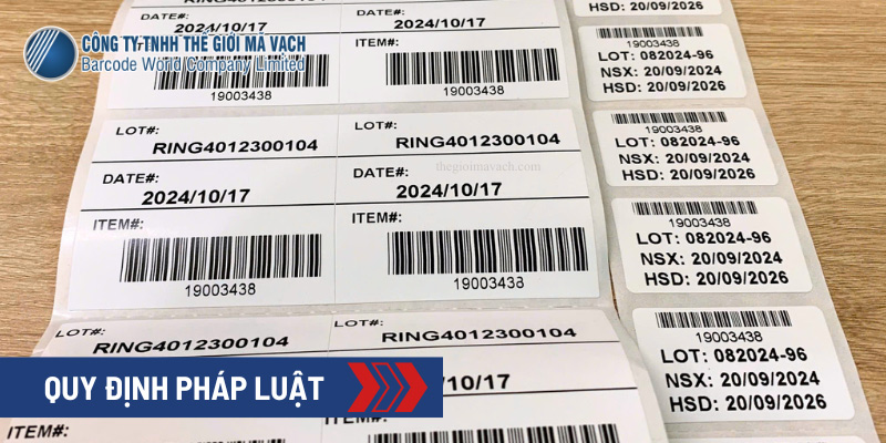 Sơ lược quy định pháp luật về in ấn tem Date, Lot