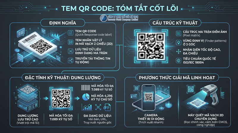 Tóm tắt về tem QR code Tóm tắt về tem QR code