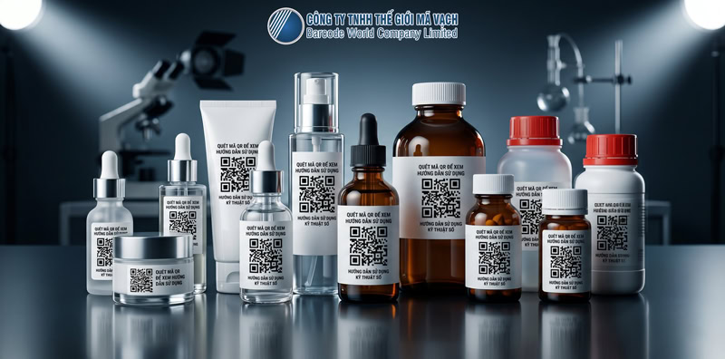 Ứng dụng tem QR làm tem nhãn phụ và hướng dẫn sử dụng Ứng dụng tem QR làm tem nhãn phụ và hướng dẫn sử dụng