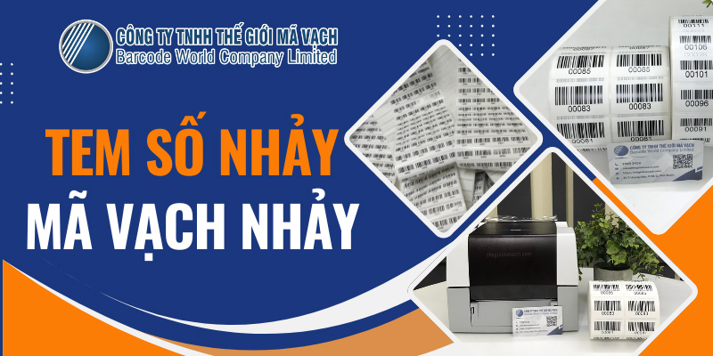 Tem số nhảy, mã vạch nhảy