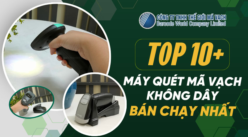 Top 10+ máy quét mã vạch không dây bán chạy nhất