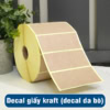 Decal giấy kraft (decal da bò) đa quy cách