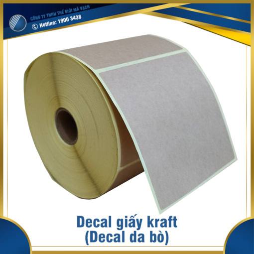 Decal giấy kraft (decal da bò)