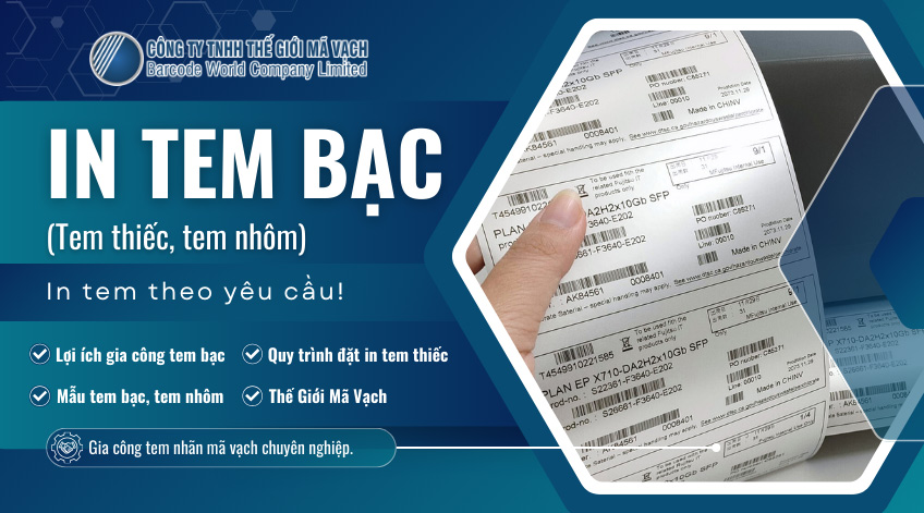 In tem bạc, tem thiếc, tem nhôm theo yêu cầu