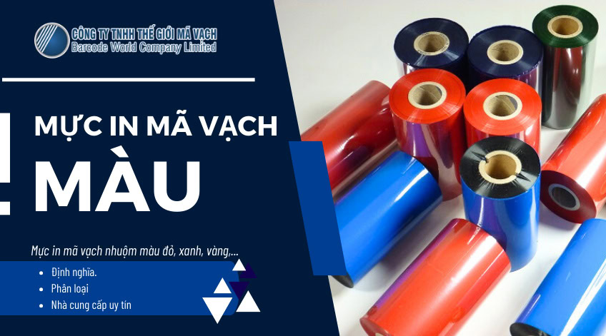 Mực in mã vạch màu là gì? Phân loại, nhà cung cấp uy tín