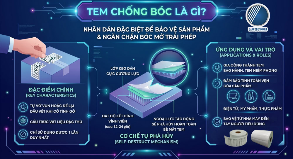 Tem chống bóc là gì và cơ chế hoạt động Tem chống bóc là gì và cơ chế hoạt động
