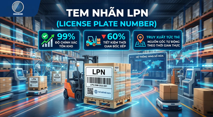 Tem nhãn LPN (License Plate Number): Cấu tạo, Cách in