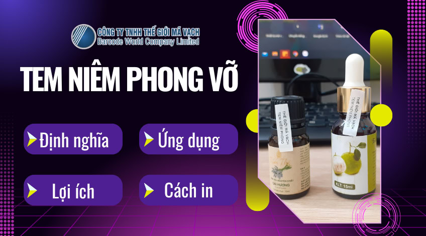 Tem niêm phong vỡ: cách in, sử dụng hiệu quả