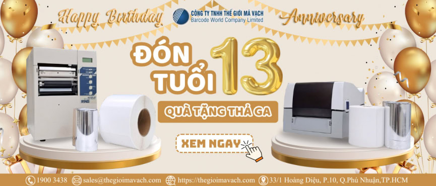 Banner Web Đón tuổi 13 Quà tặng thả ga