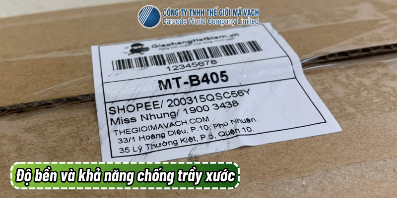 Chọn mua mực in theo độ bền và khả năng chống trầy xước