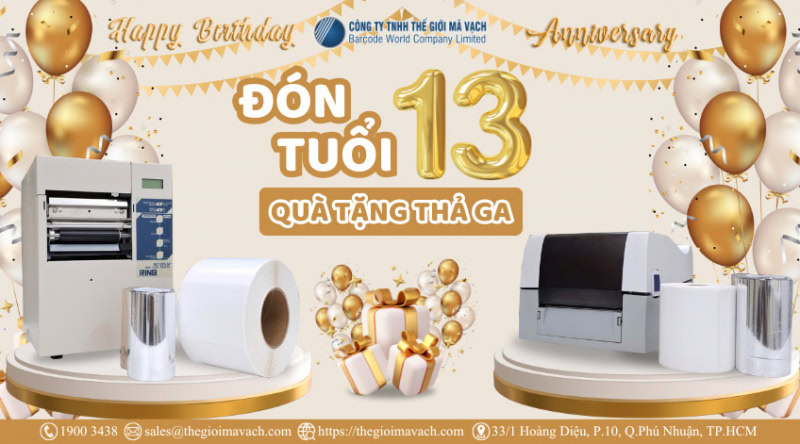 Đón tuổi 13 Quà tặng thả ga