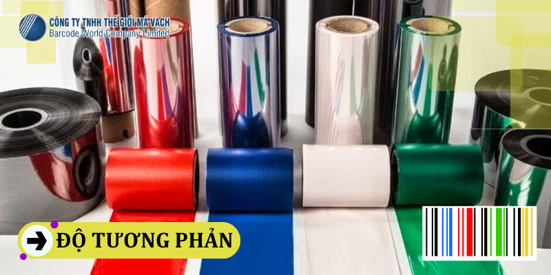 Đặc tính độ tương phản của mực in mã vạch