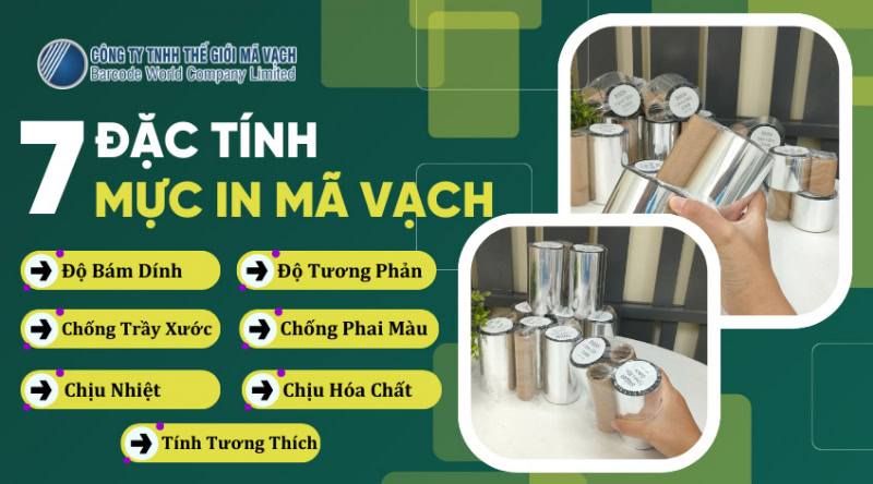 7 đặc tính của mực in mã vạch bạn cần biết!