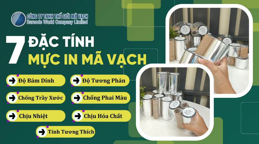 7 đặc tính của mực in mã vạch bạn cần biết!