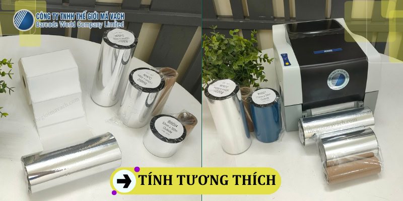 Đặc tính tương thích của mực in mã vạch với máy in và vật liệu in