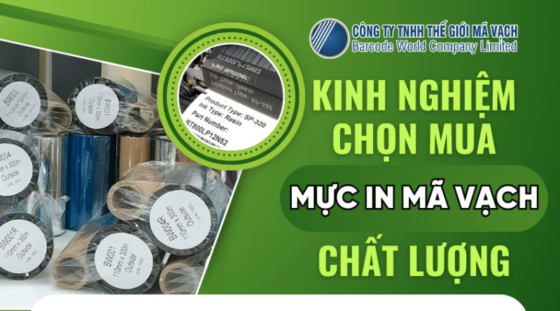 Kinh nghiệm chọn mua mực in mã vạch chất lượng