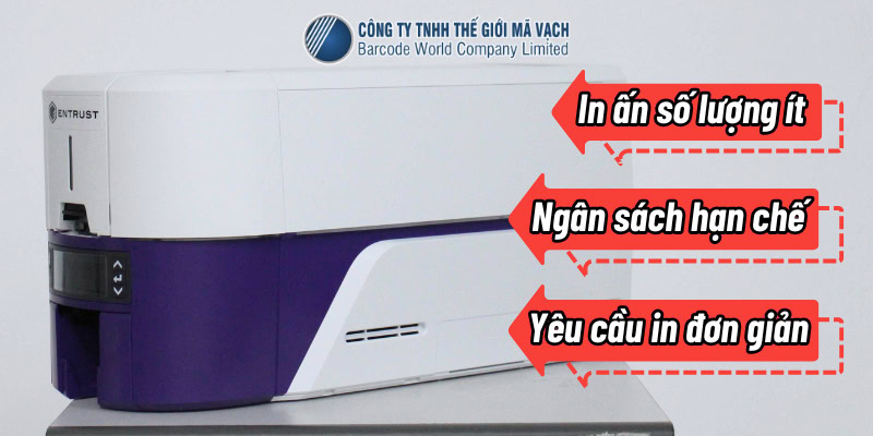 Lựa chọn máy in thẻ nhựa 1 mặt