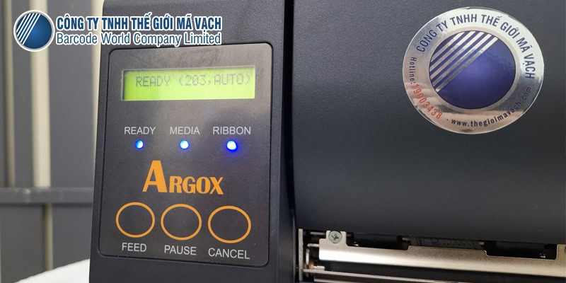 Máy in mã vạch Argox IX4-250 giao diện vận hành thân thiện