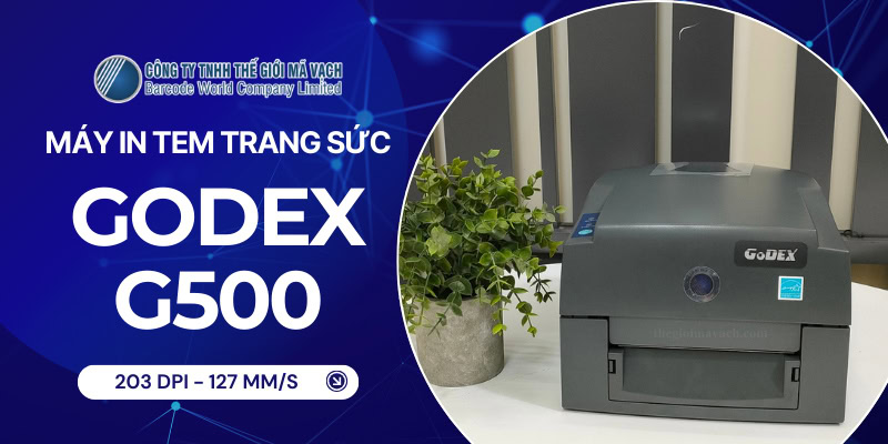 Máy in tem trang sức GoDEX G500 (203dpi, 127mm/s)