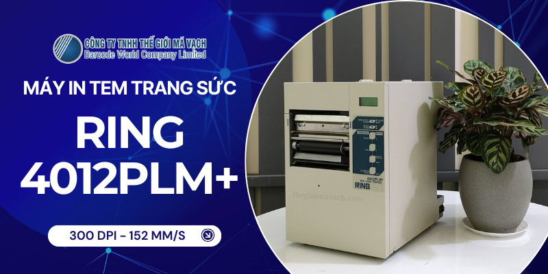 Máy in tem trang sức RING 4012PLM+ (300dpi, 152mm/s)