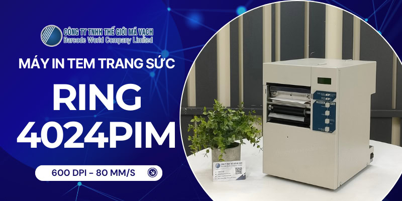 Máy in tem trang sức RING 4024PIM (600dpi, 80mm/s)