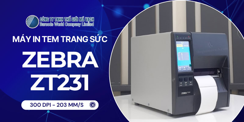 Máy in tem trang sức Zebra ZT231 (300dpi)