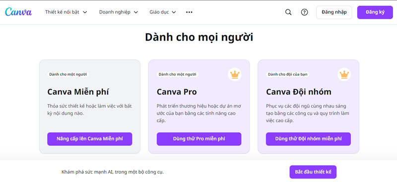 Phần mềm thiết kế thẻ nhựa Canva