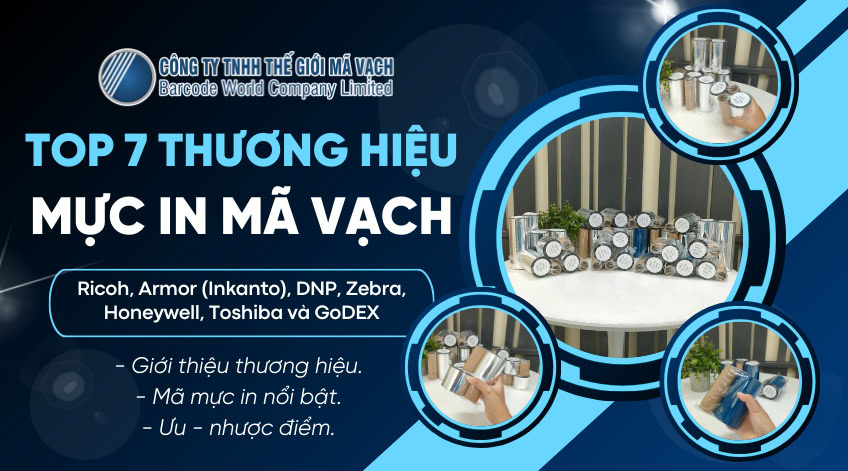 Top 7 thương hiệu mực in mã vạch phổ biến nhất