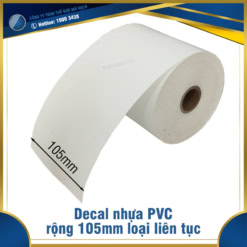 Decal nhựa PVC 105mm liên tục