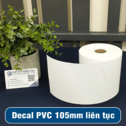 Decal nhựa PVC 105mm liên tục chất lượng, giá tốt