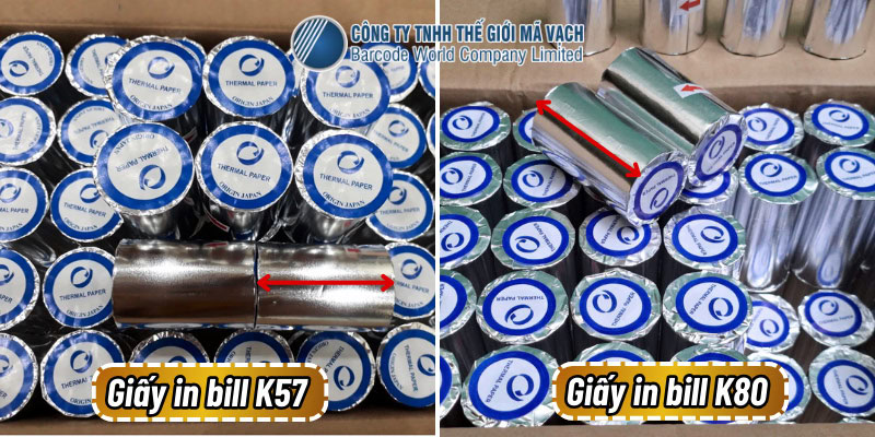 Giấy in bill khổ K57 và K80