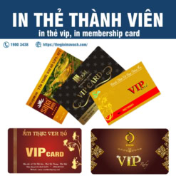 In thẻ thành viên, thẻ VIP, thẻ khách hàng thân thiết giá tốt