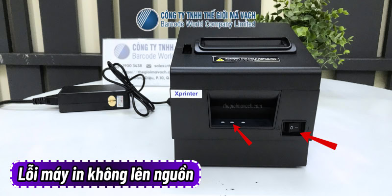 Lỗi máy in bill không lên nguồn