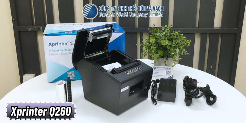 Máy in bill nhiệt Xprinter Q260 cho cửa hàng, shop, siêu thị