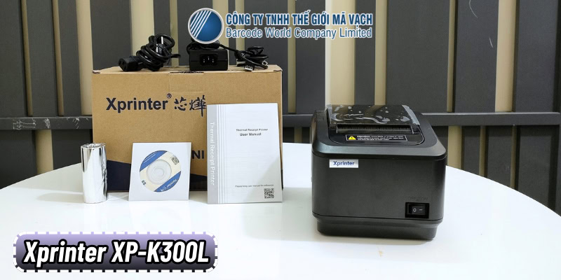 Máy in bill nhiệt Xprinter XP K300L cho cửa hàng, shop, siêu thị