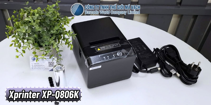 Máy in bill nhiệt Xprinter XP Q806K cho cửa hàng, shop, siêu thị