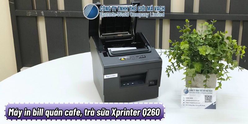 Máy in bill quán cafe, trà sữa Xprinter Q260