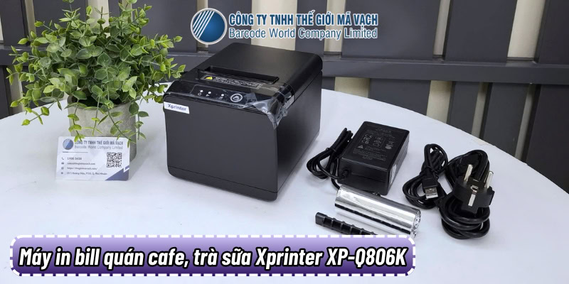 Máy in bill quán cafe, trà sữa Xprinter XP Q806K