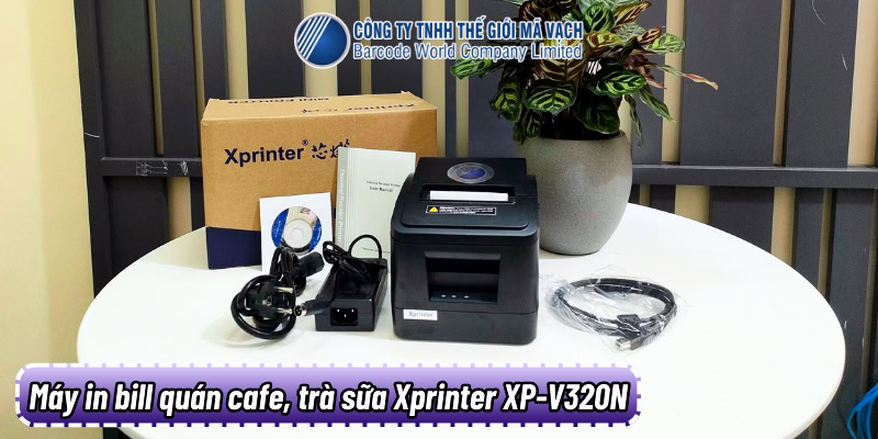 Máy in bill quán cafe, trà sữa Xprinter XP V320N