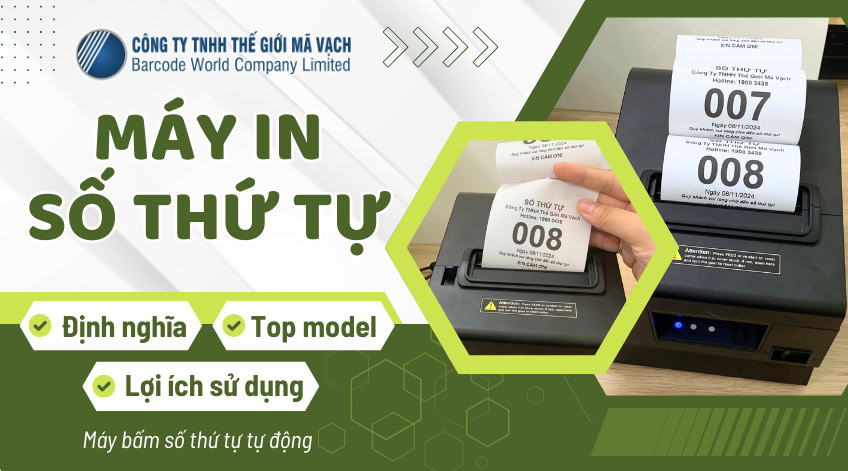 Máy in số thứ tự tự động: Top 5 model, địa chỉ mua uy tín