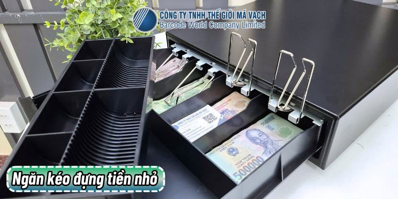 Ngăn kéo đựng tiền nhỏ tiết kiệm không gian bố trí