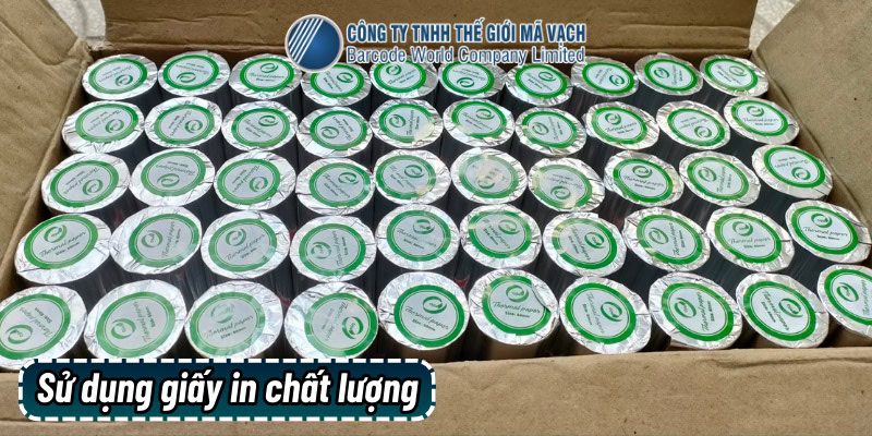 Sử dụng giấy in bill nhiệt chất lượng