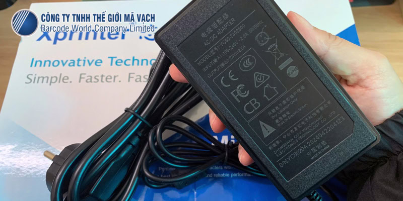 Thông số kỹ thuật của adapter máy in bill