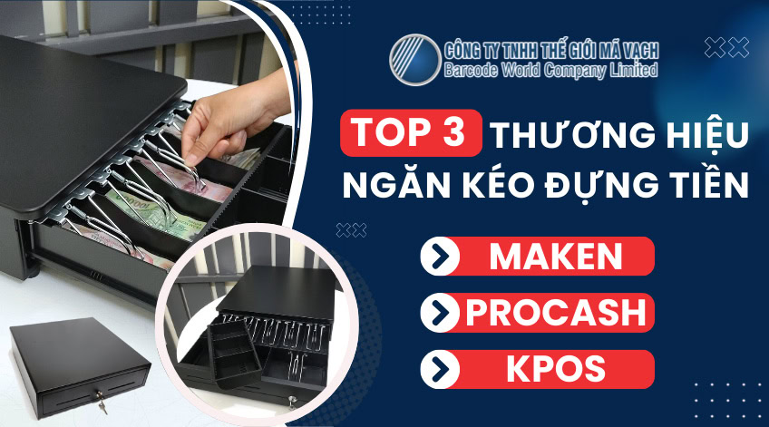 Top 3 thương hiệu ngăn kéo đựng tiền bán chạy nhất