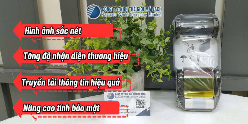 Ưu điểm của mực in thẻ nhựa màu