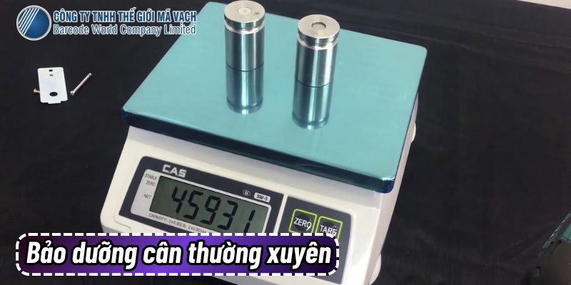 Bảo dưỡng cân điện tử thường xuyên