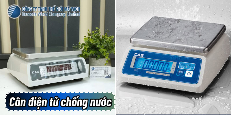 Cân điện tử chống nước phù hợp sử dụng trong môi trường có độ ẩm cao