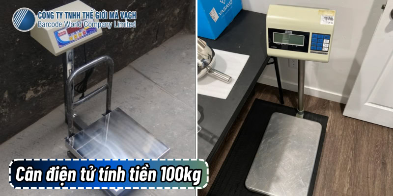 Cân điện tử tính tiền 100kg có độ bền chắc cao