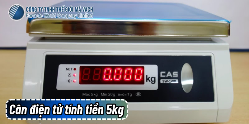 Cân điện tử tính tiền 5kg đa năng